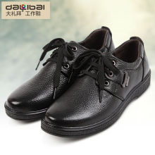 Sapatos masculinos 100% sapatos de couro, sapatos de sola sola de couro por atacado